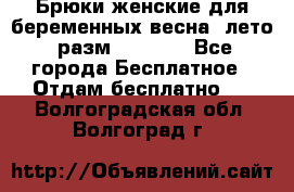 Брюки женские для беременных весна, лето (разм.50 XL). - Все города Бесплатное » Отдам бесплатно   . Волгоградская обл.,Волгоград г.